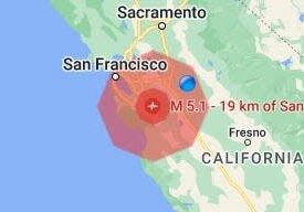 Magnitude 5.1 earthquake shakes Seven Trees in California